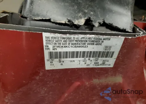 2012 Ford Edge Limited from USA, damaged, VIN 2FMDK4KC1CBA60023